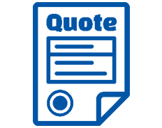 Painting quote and timeline icon